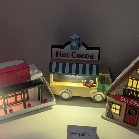 Target Bullseye Playground Christmas Village 4pc Set Gingerbread House Cocoa - Picture 7 of 15